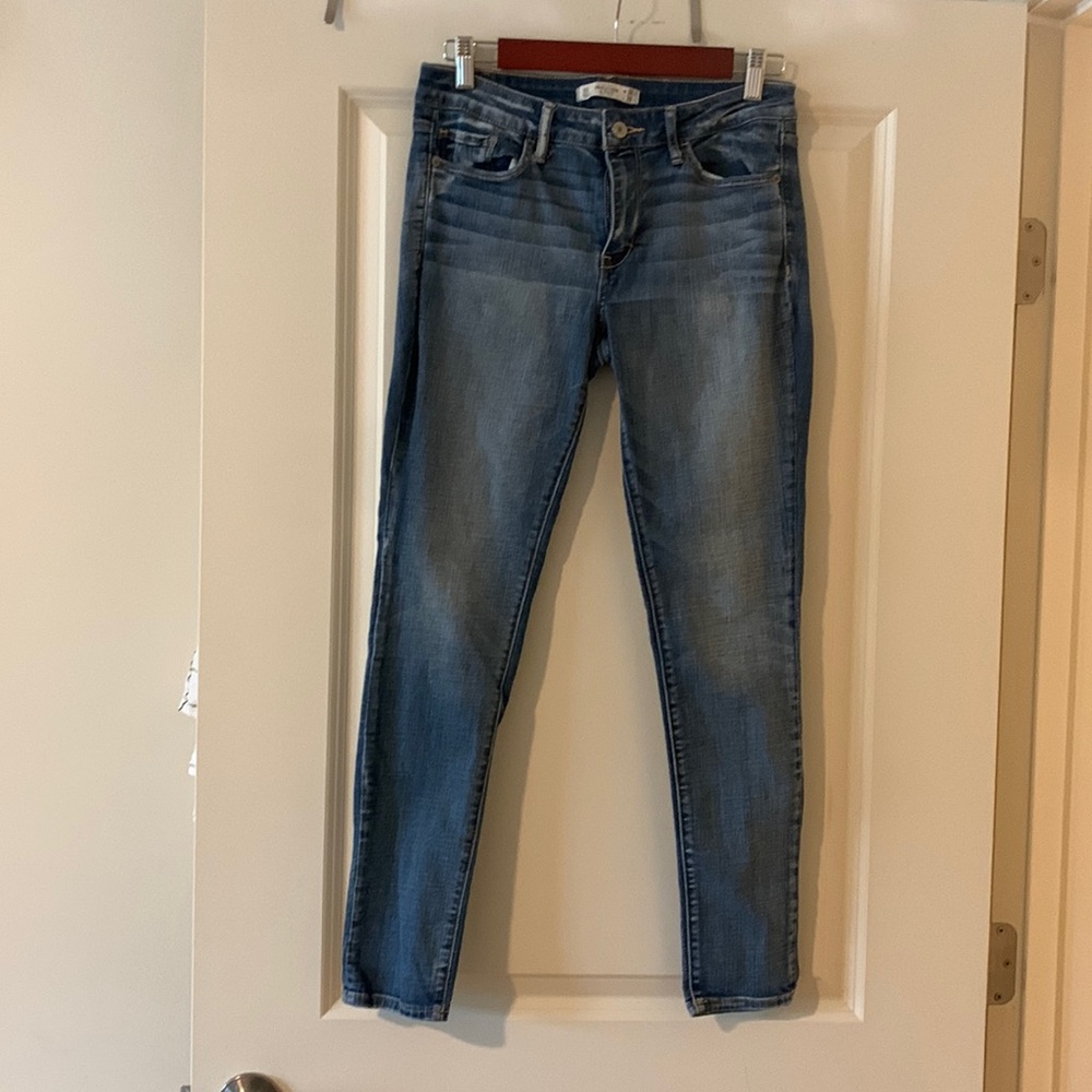 Abercrombie skinny jeans.